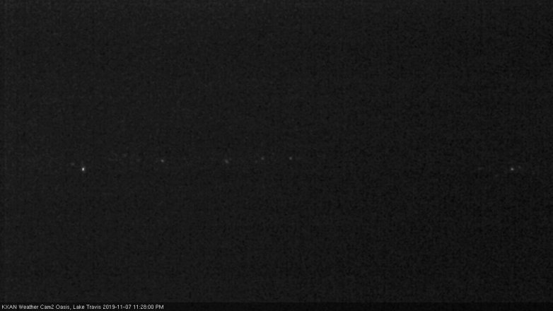 Lake Travis webcam, November 7, 2019 10:30 PM CT
