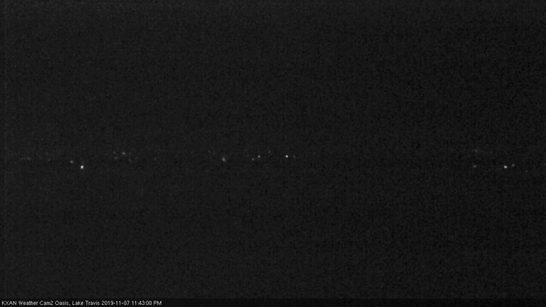 Lake Travis webcam, November 7, 2019 10:45 PM CT