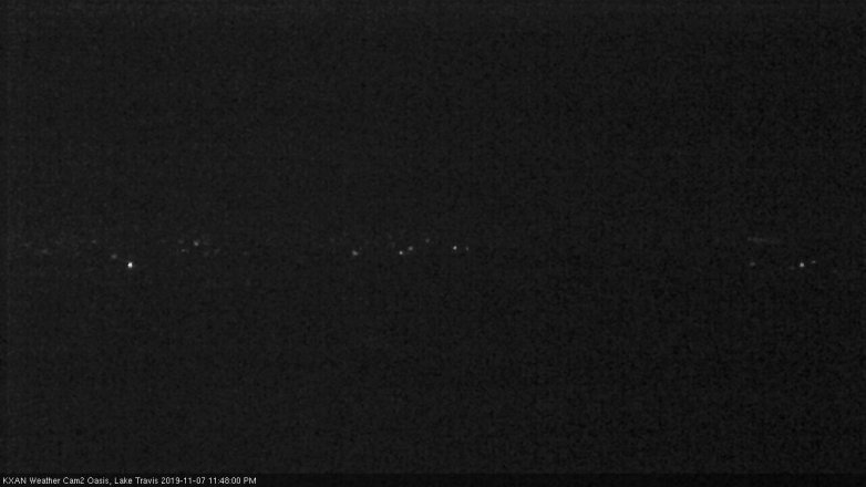Lake Travis webcam, November 7, 2019 10:50 PM CT