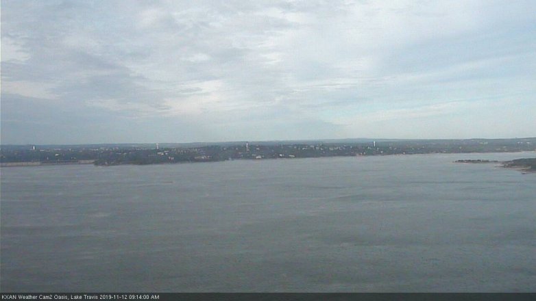 Lake Travis webcam, November 12, 2019 9:15 AM CT