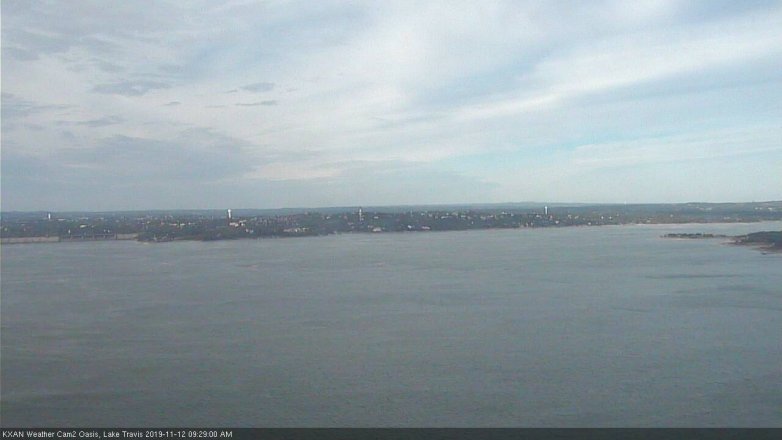 Lake Travis webcam, November 12, 2019 9:35 AM CT