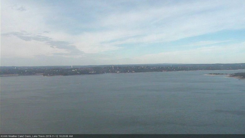 Lake Travis webcam, November 12, 2019 10:20 AM CT