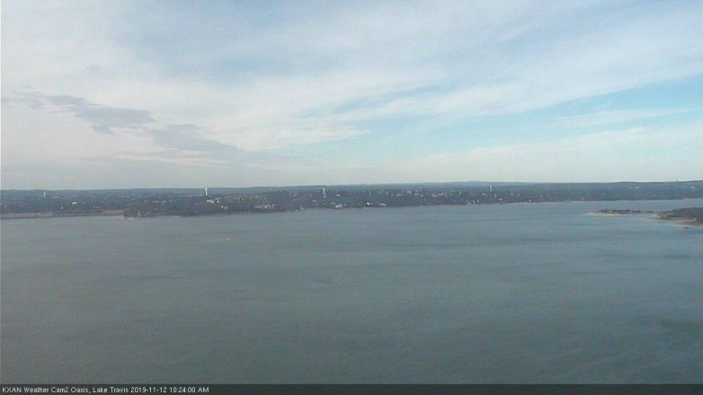 Lake Travis webcam, November 12, 2019 10:25 AM CT