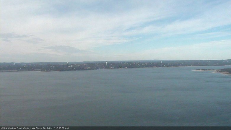 Lake Travis webcam, November 12, 2019 10:30 AM CT