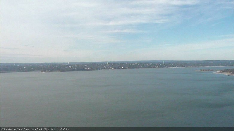 Lake Travis webcam, November 12, 2019 11:05 AM CT
