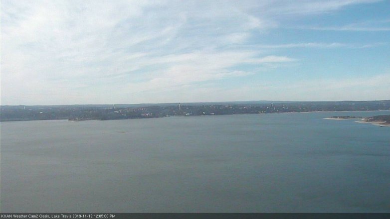 Lake Travis webcam, November 12, 2019 12:05 PM CT