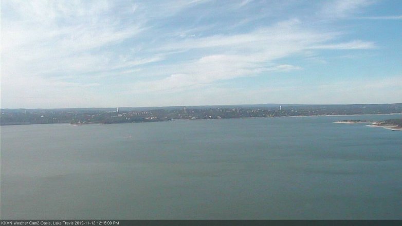 Lake Travis webcam, November 12, 2019 12:15 PM CT