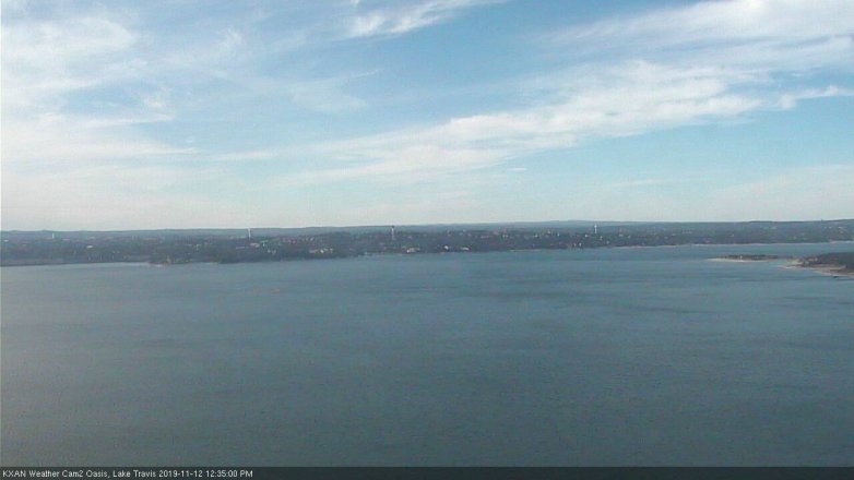 Lake Travis webcam, November 12, 2019 12:35 PM CT