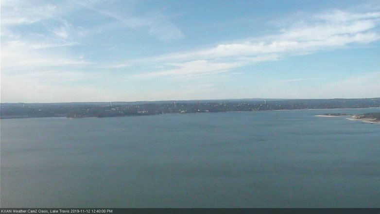 Lake Travis webcam, November 12, 2019 12:40 PM CT
