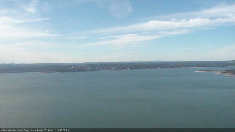 Lake Travis webcam, November 12, 2019 12:45 PM CT