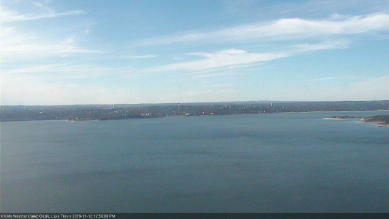 Lake Travis webcam, November 12, 2019 12:50 PM CT