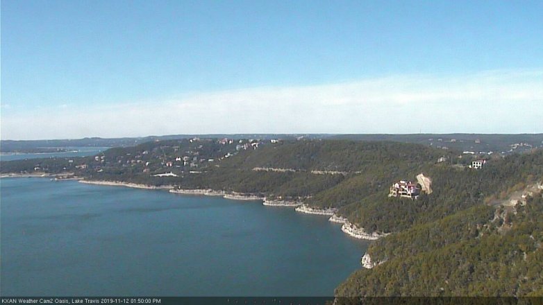 Lake Travis webcam, November 12, 2019 1:50 PM CT