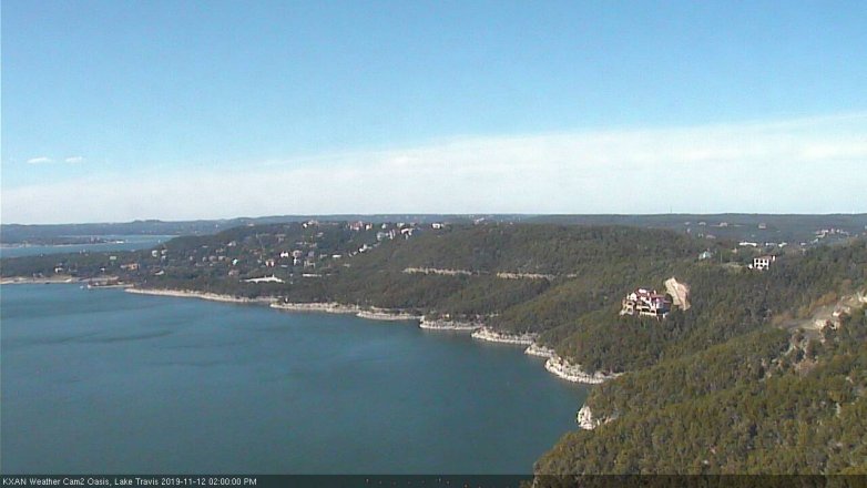 Lake Travis webcam, November 12, 2019 2:00 PM CT