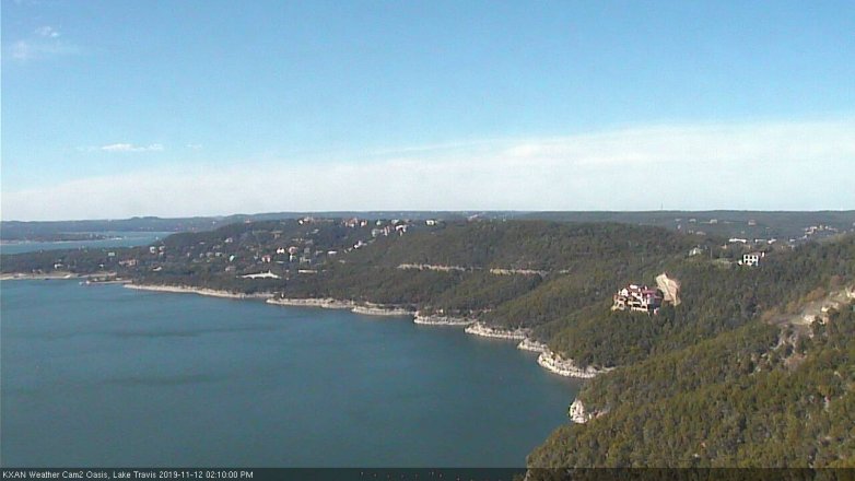 Lake Travis webcam, November 12, 2019 2:10 PM CT