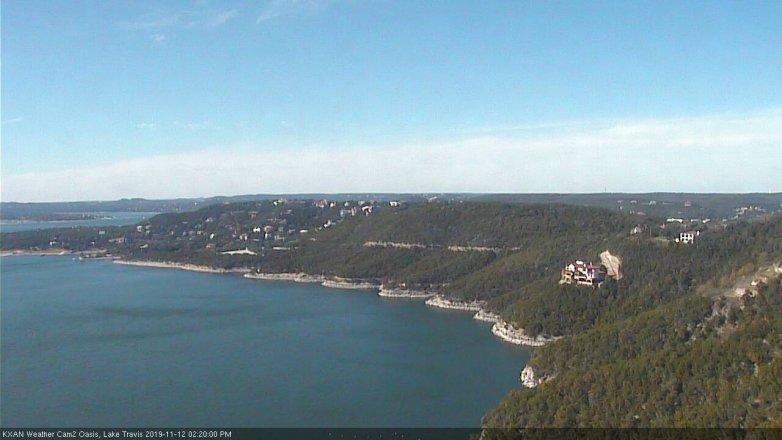 Lake Travis webcam, November 12, 2019 2:20 PM CT