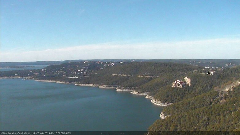 Lake Travis webcam, November 12, 2019 2:35 PM CT