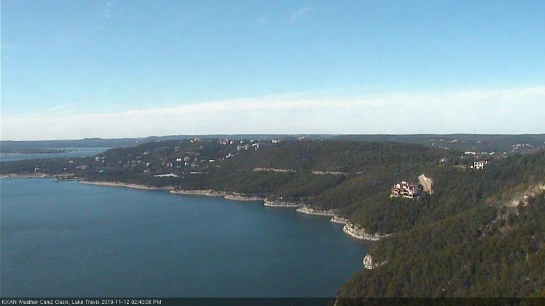Lake Travis webcam, November 12, 2019 2:40 PM CT