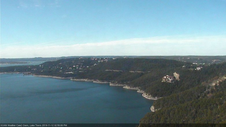 Lake Travis webcam, November 12, 2019 2:50 PM CT