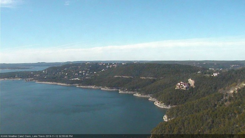 Lake Travis webcam, November 12, 2019 2:55 PM CT