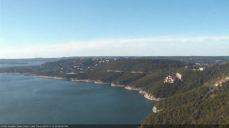 Lake Travis webcam, November 12, 2019 3:40 PM CT