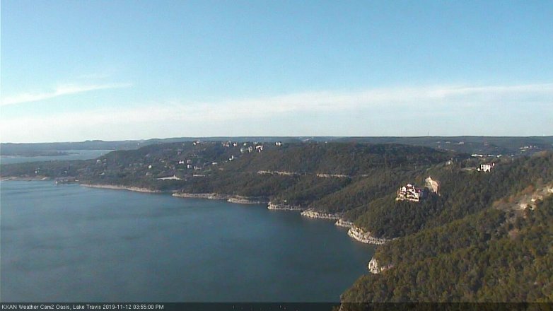 Lake Travis webcam, November 12, 2019 3:55 PM CT