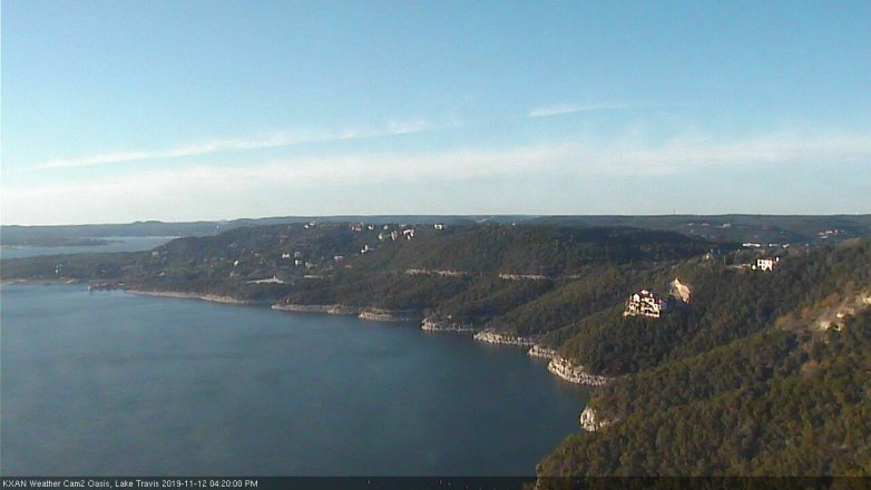 Lake Travis webcam, November 12, 2019 4:20 PM CT