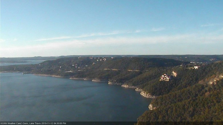 Lake Travis webcam, November 12, 2019 4:30 PM CT