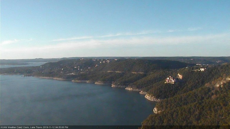 Lake Travis webcam, November 12, 2019 4:35 PM CT