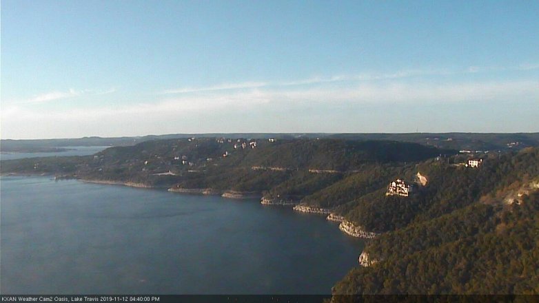 Lake Travis webcam, November 12, 2019 4:40 PM CT