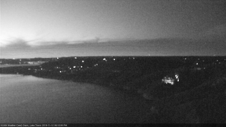 Lake Travis webcam, November 12, 2019 6:10 PM CT