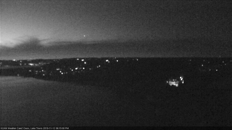 Lake Travis webcam, November 12, 2019 6:15 PM CT