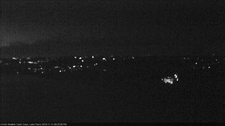 Lake Travis webcam, November 12, 2019 6:25 PM CT
