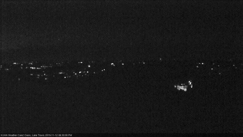 Lake Travis webcam, November 12, 2019 6:30 PM CT