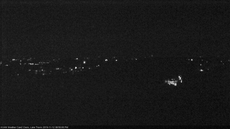 Lake Travis webcam, November 12, 2019 6:50 PM CT