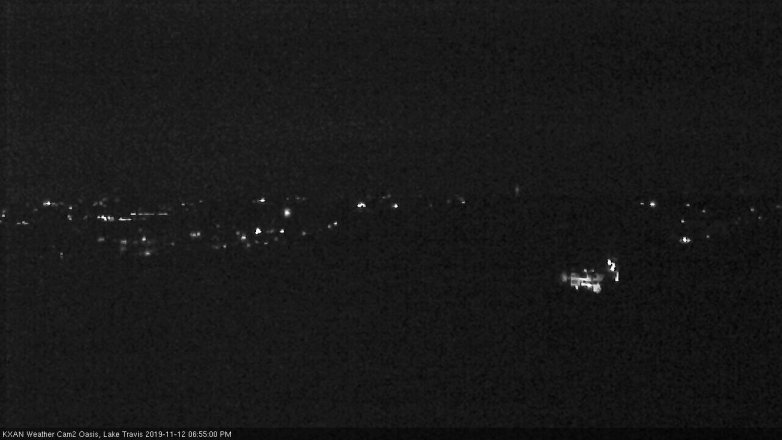 Lake Travis webcam, November 12, 2019 6:55 PM CT