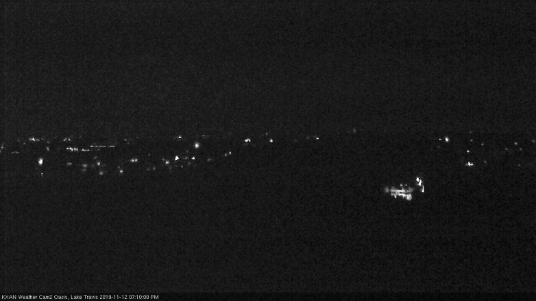 Lake Travis webcam, November 12, 2019 7:10 PM CT