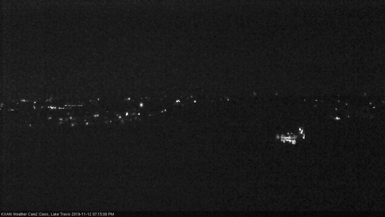 Lake Travis webcam, November 12, 2019 7:15 PM CT