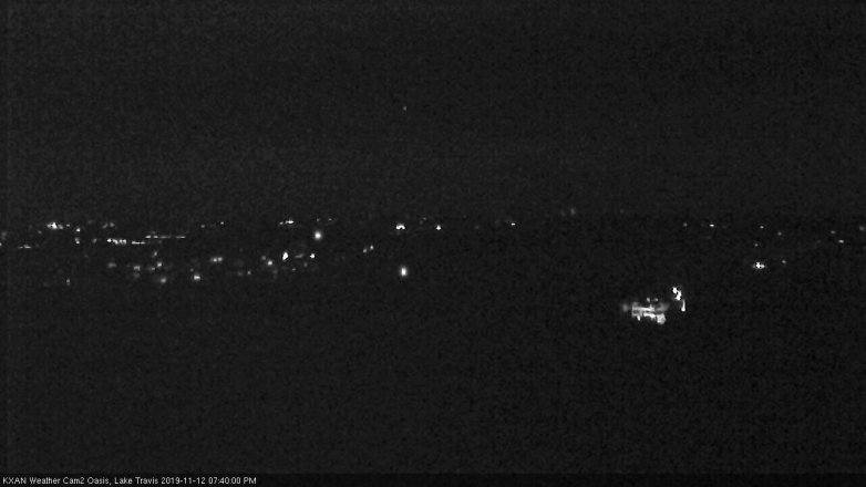 Lake Travis webcam, November 12, 2019 7:40 PM CT