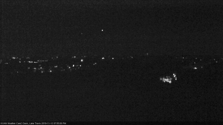 Lake Travis webcam, November 12, 2019 7:55 PM CT