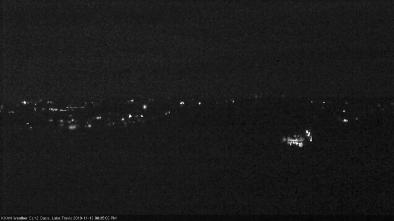 Lake Travis webcam, November 12, 2019 8:35 PM CT