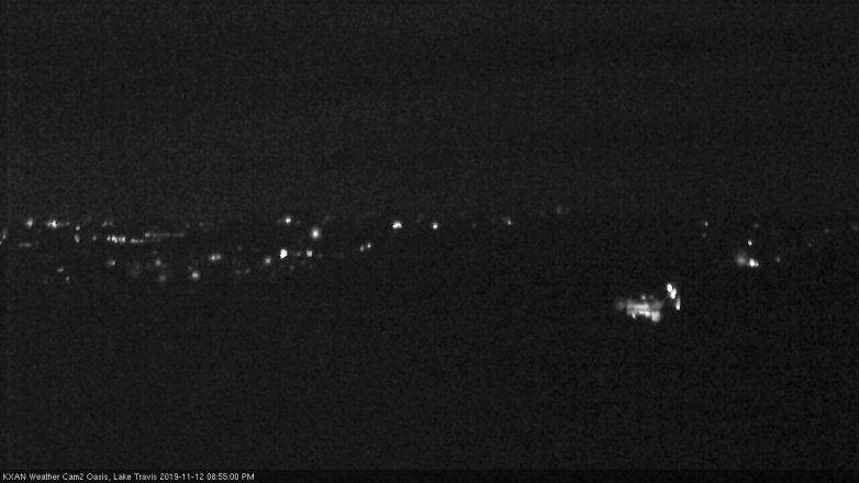 Lake Travis webcam, November 12, 2019 8:55 PM CT