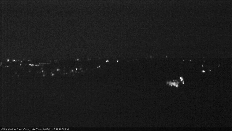 Lake Travis webcam, November 12, 2019 10:10 PM CT