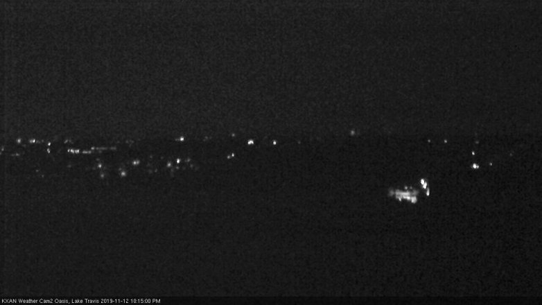 Lake Travis webcam, November 12, 2019 10:15 PM CT
