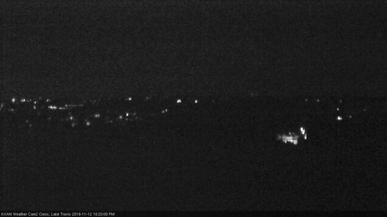 Lake Travis webcam, November 12, 2019 10:20 PM CT