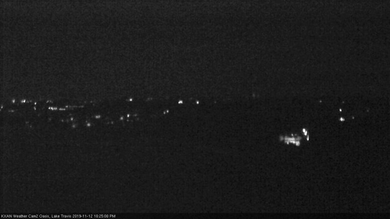 Lake Travis webcam, November 12, 2019 10:25 PM CT
