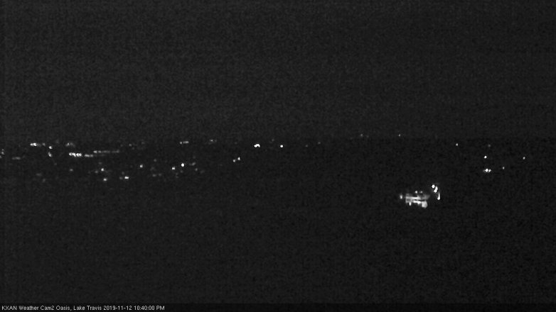 Lake Travis webcam, November 12, 2019 10:40 PM CT