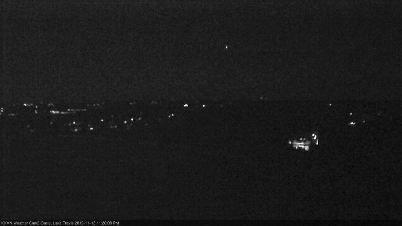 Lake Travis webcam, November 12, 2019 11:20 PM CT