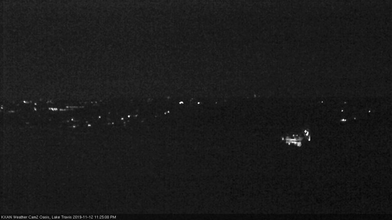 Lake Travis webcam, November 12, 2019 11:25 PM CT