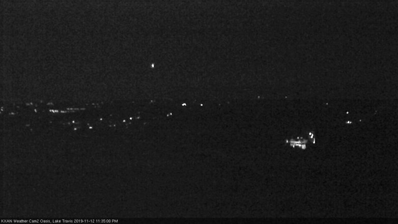 Lake Travis webcam, November 12, 2019 11:35 PM CT