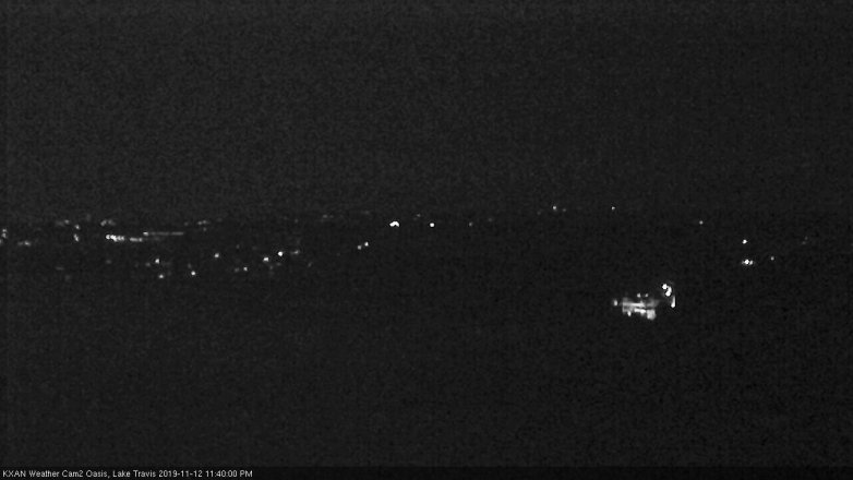 Lake Travis webcam, November 12, 2019 11:40 PM CT